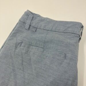 Lululemon Commission Shorts Men's 34 Chambray Blue Linen Blend Casual Chino